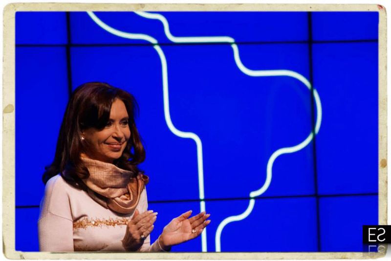 Fotografía de Estanislao Santos: Fotos de Cristina Fernández y Néstor Kirchner