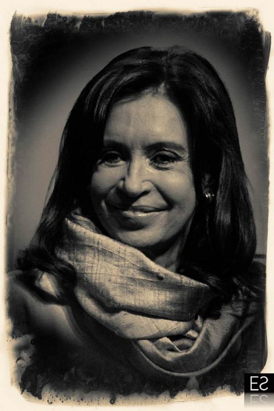 Fotografía de Estanislao Santos: Fotos de Cristina Fernández y Néstor Kirchner