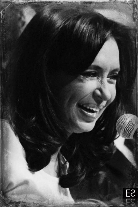 Fotografía de Estanislao Santos: Fotos de Cristina Fernández y Néstor Kirchner