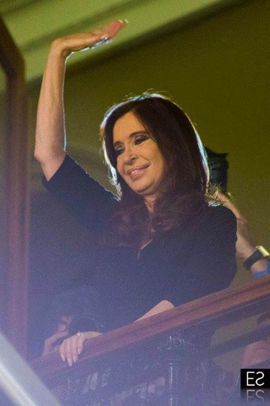 Fotografía de Estanislao Santos: Fotos de Cristina Fernández y Néstor Kirchner
