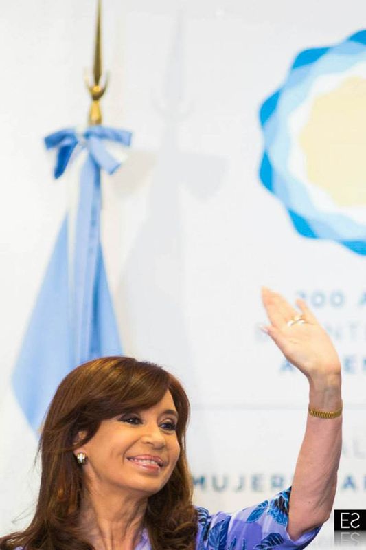 Fotografía de Estanislao Santos: Fotos de Cristina Fernández y Néstor Kirchner