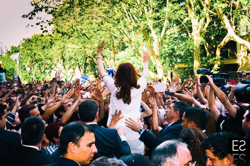 Fotografía de Estanislao Santos: Fotos de Cristina Fernández y Néstor Kirchner